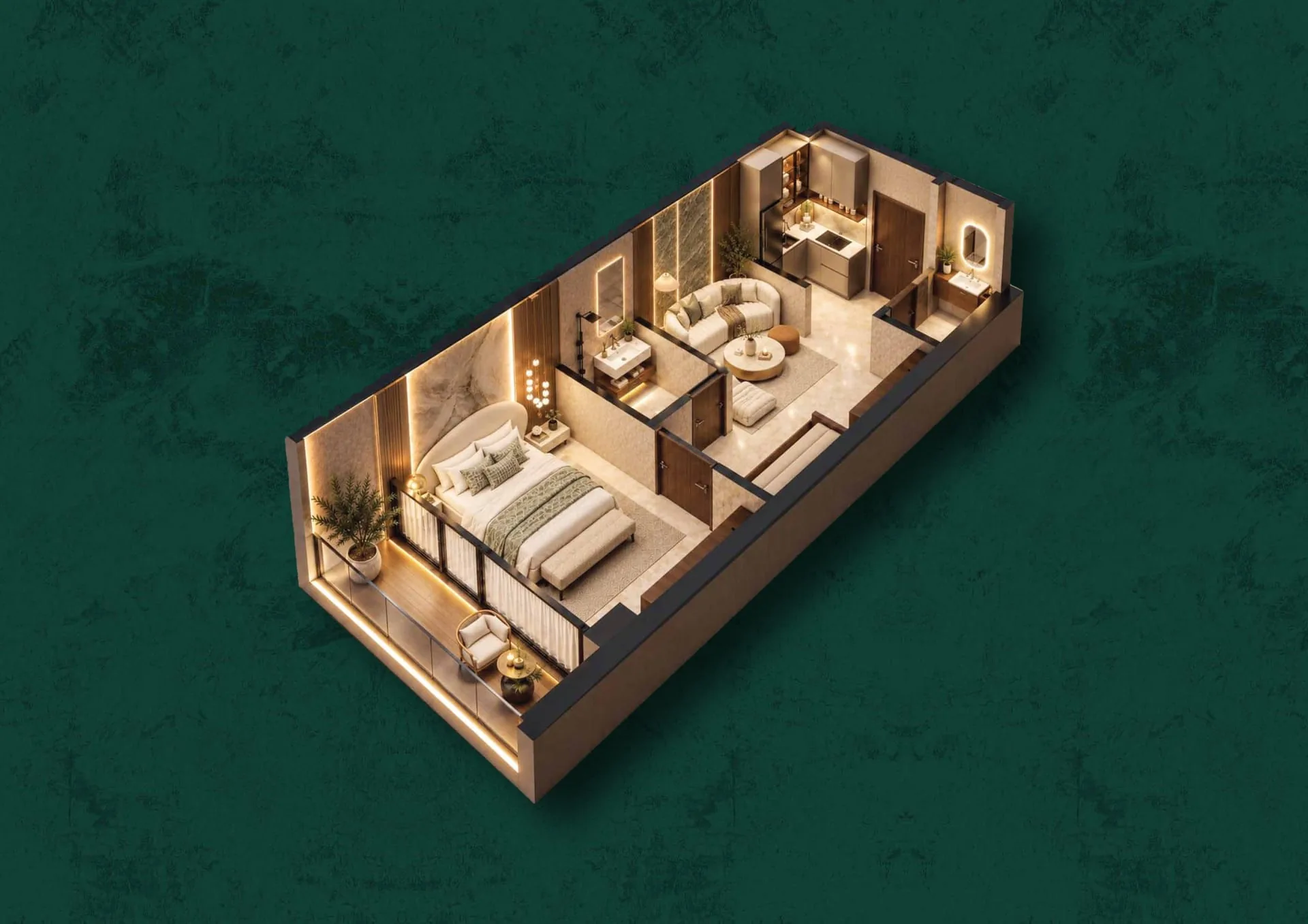 VERTEX 1 Bed Apartment